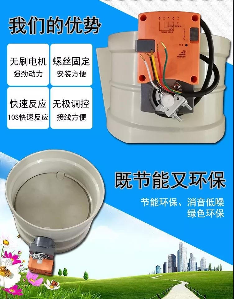 PP電動(dòng)風(fēng)閥 PP電動(dòng)風(fēng)閥